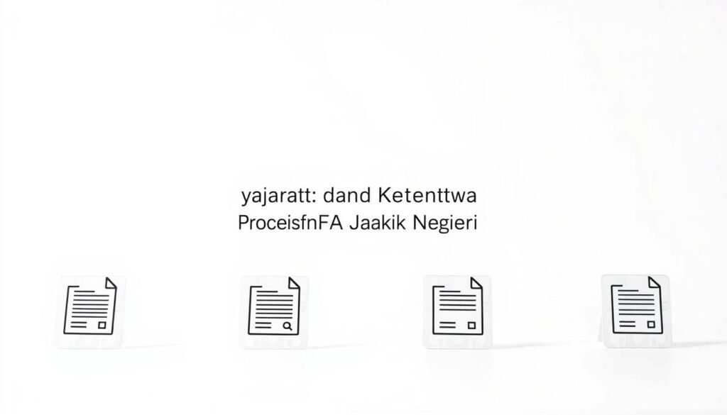 A modern, minimalist design showcasing the requirements for the JAPFA Anak Negeri scholarship program. A clean, white background provides a crisp, professional canvas. In the foreground, neatly organized document icons, representing application forms and eligibility criteria, are positioned with precision. The middle ground features a simple, sans-serif title, "Syarat dan Ketentuan Program Beasiswa JAPFA Anak Negeri", conveying the subject matter clearly. Soft, diffused lighting creates a welcoming, educational atmosphere, while a slight depth of field draws the viewer's eye to the essential details. The overall composition strikes a balance between informative and visually appealing, reflecting the aspirations of the JAPFA Anak Negeri scholarship program.