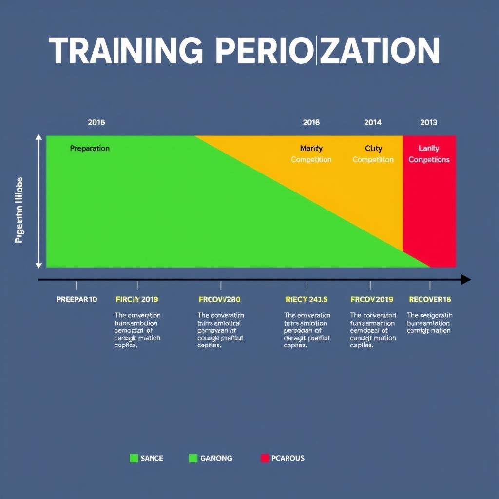 Diagram periodisasi latihan untuk atlet bulutangkis