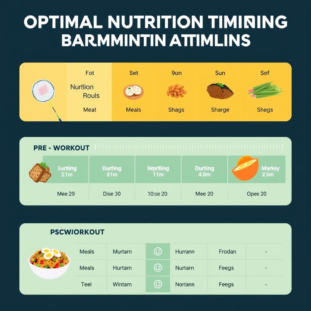 Timing nutrisi optimal untuk atlet bulutangkis