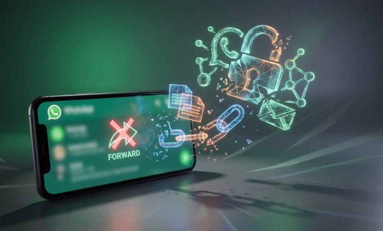 WhatsApp update hapus forward